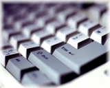 Closeup: Freelance Copy Writer's Keyboard