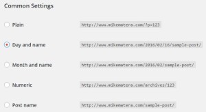 Permalink Settings WordPress Migration